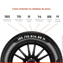 Kit 4 Pneu Continental Aro 14 185/70r14 88h Powercontact 2